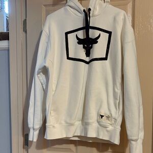Under Armour black and white hoodie size large.